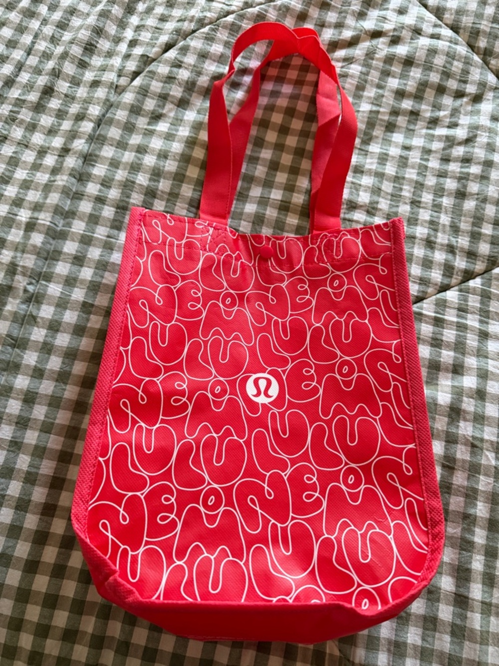 lululemon athletica Red Graphic Logo Tote